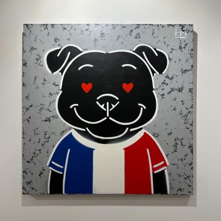 Le chien français 8 - 80x80cm - 1800€