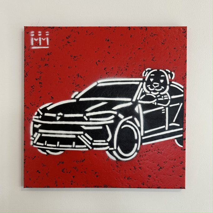 La fusée 1 - 50x50cm - 700€