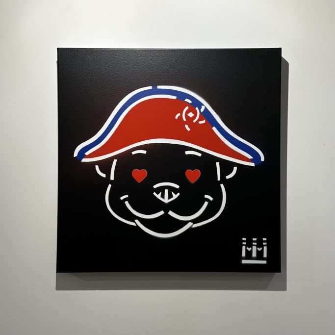 Le chien français 6 - 50x50cm - VENDU